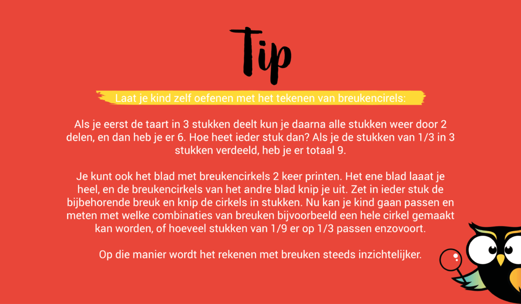 breuken vereenvoudigen tip Tip breukencirkels
