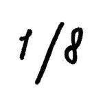 breuk diagonale streep