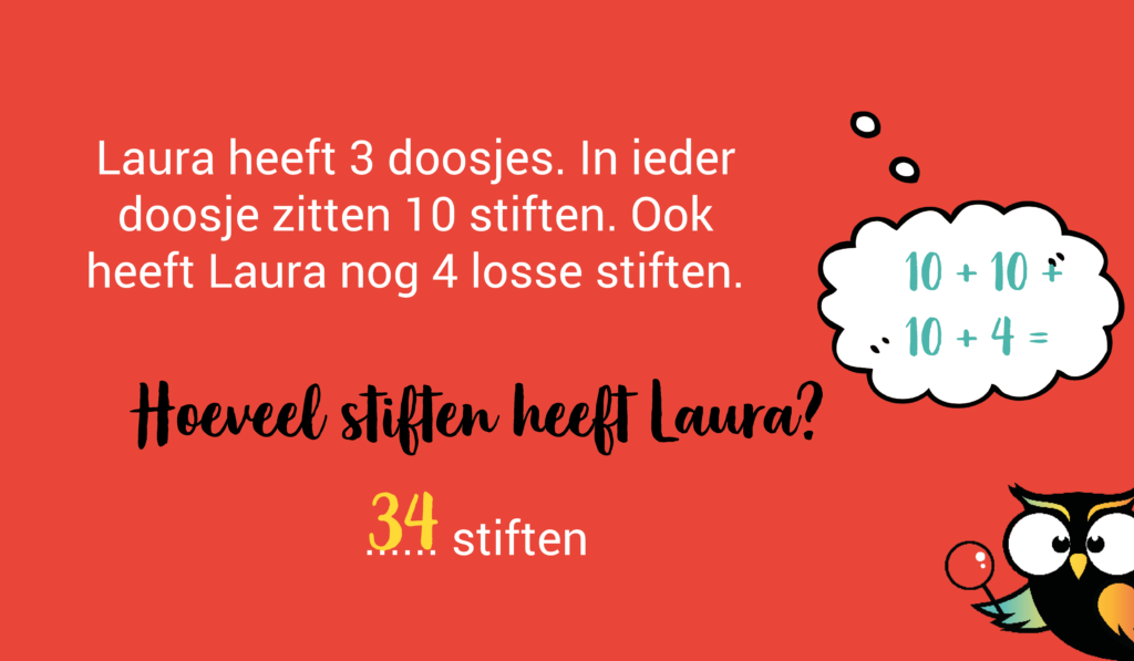 verhaaltjessommen groep 4 redactiesom uitkomst