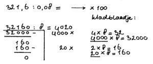 cijferend delen met kommagetallen 3 hapmethode kommagetallen delen