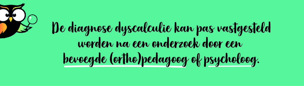 dyscalculie diagnose
