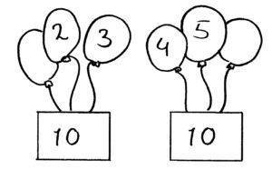 redactiesommen groep 3 oefenen groep 3 rekensom ballonnen