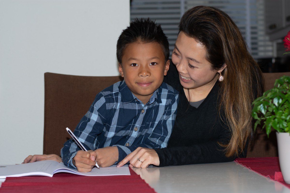 groep 2 jongetje moeder
