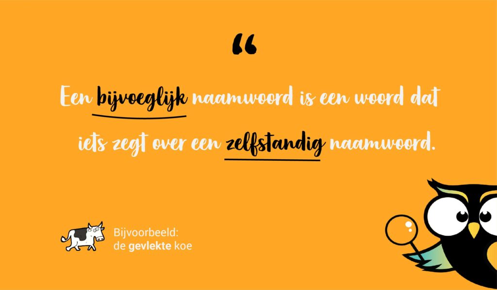 bijvoeglijk naamwoord uitleg