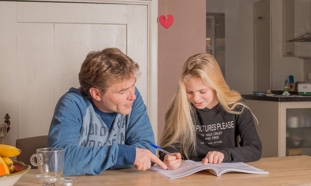 vader dochter oefenen werkboek