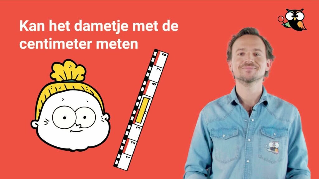 Kan het dametje met de centimeter meten