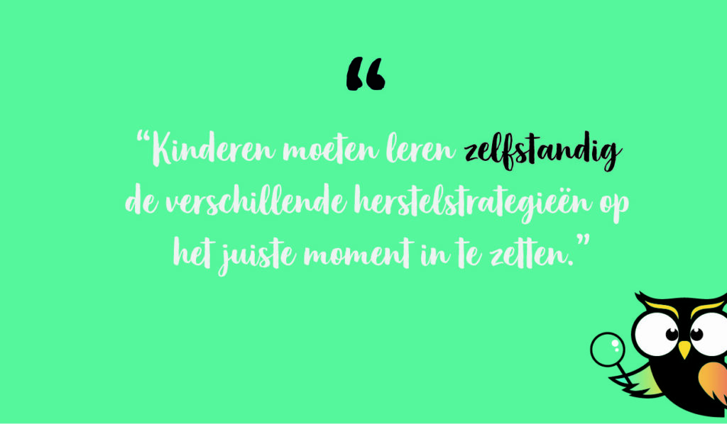 zelfstandig herstelstrategieën inzetten