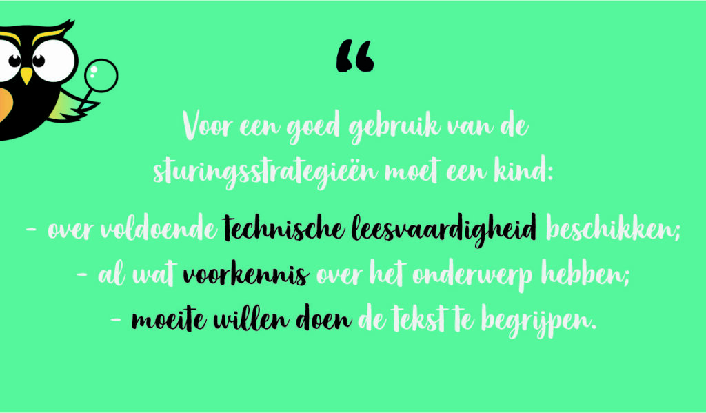 sturingsstrategieën voorwaarden