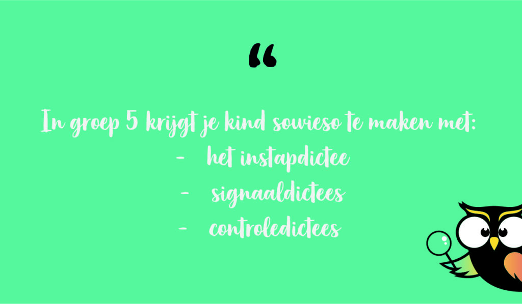 soorten groep 5 dictees