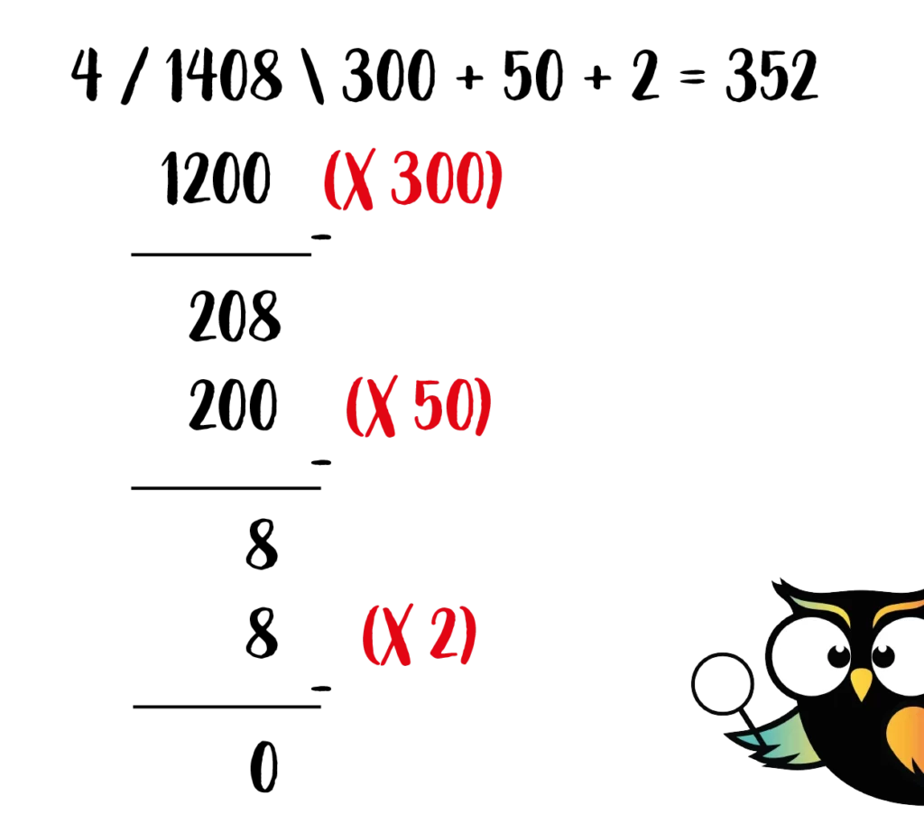realistische staartdeling voorbeeld