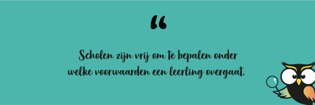 blijven zitten basisschool voorwaarden