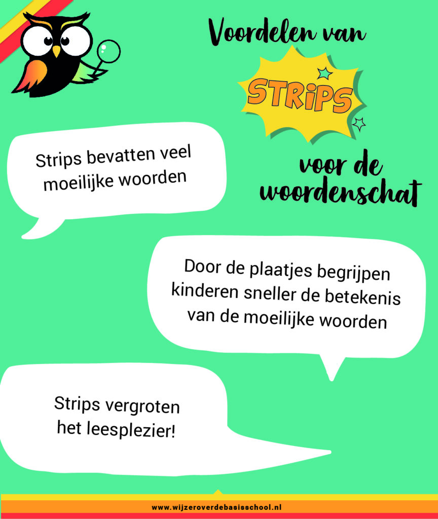 voordelen strips woordenschat