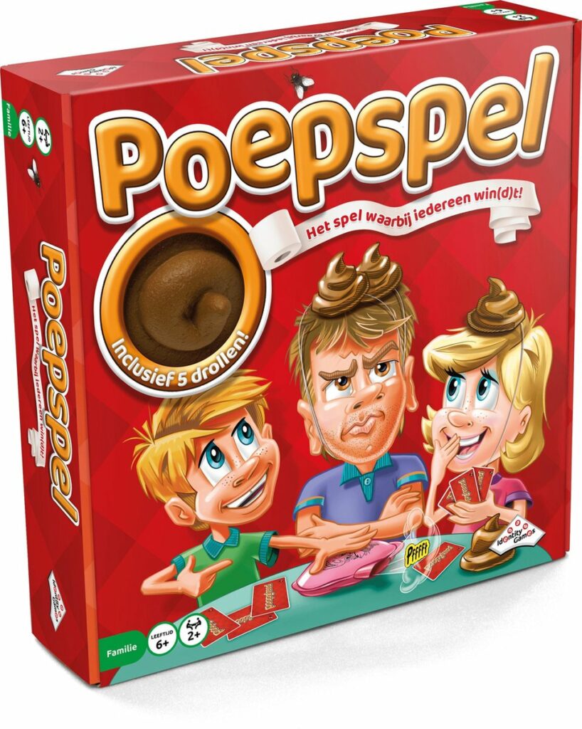 leuk bordspel voor kinderen - het poepspel