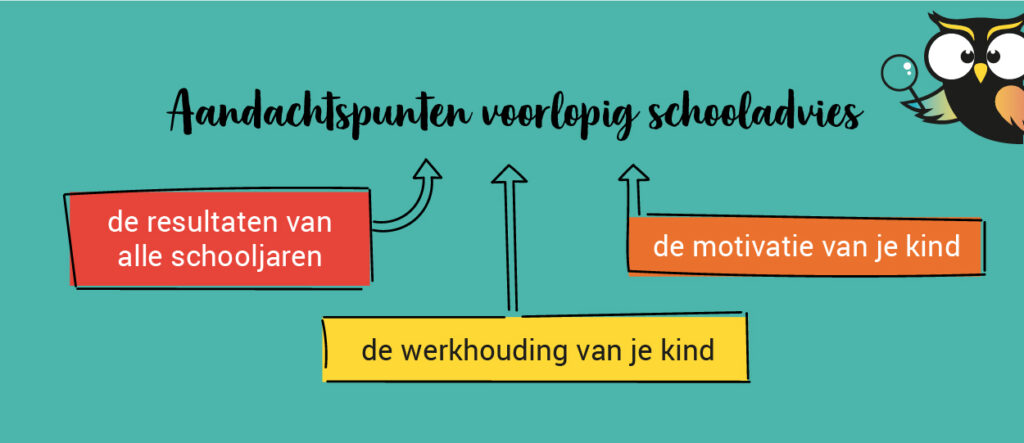 voorlopig schooladvies groep 7 aandachtspunten