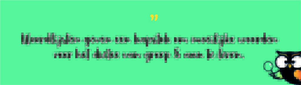 woordlijsten dictee groep 8