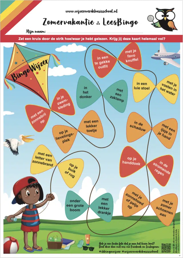 educatieve spelletjes leesbingo