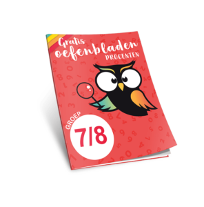 gratis oefenbladen procenten groep 7_8