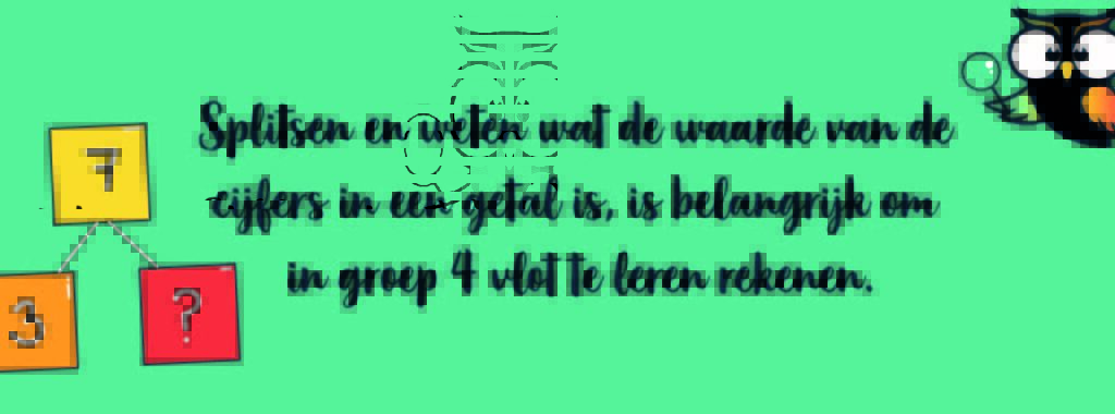 Wat leren kinderen in groep 3 splitsen