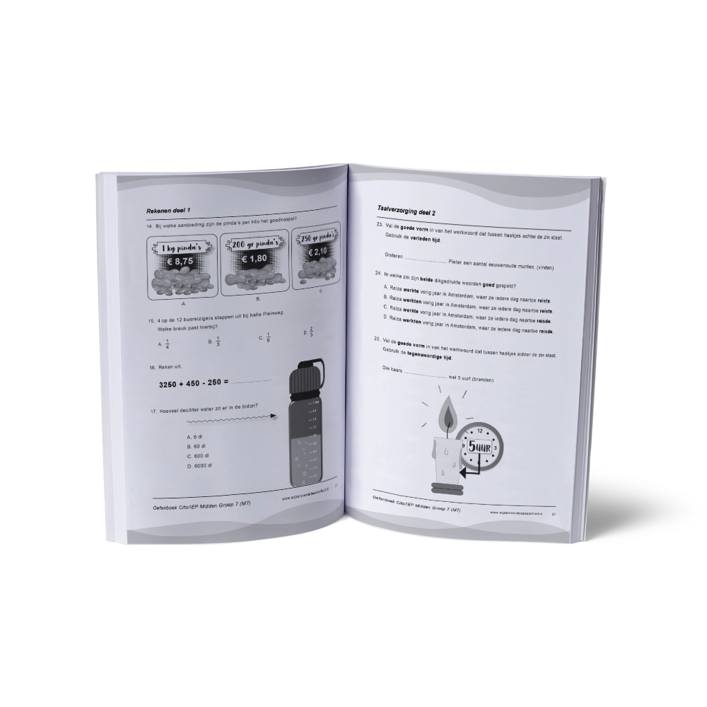 Oefenboek groep 7 Cito - IEP toets
