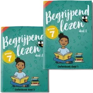 Oefenboeken begrijpend lezen groep 7 deel 1 en 2