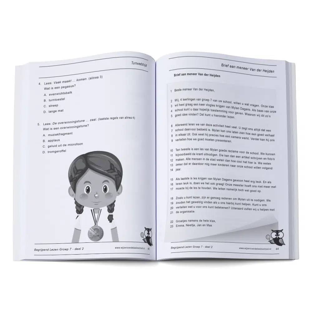 Oefenboek begrijpend lezen groep 7 deel 2