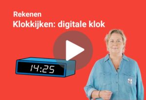 digitale klok leren