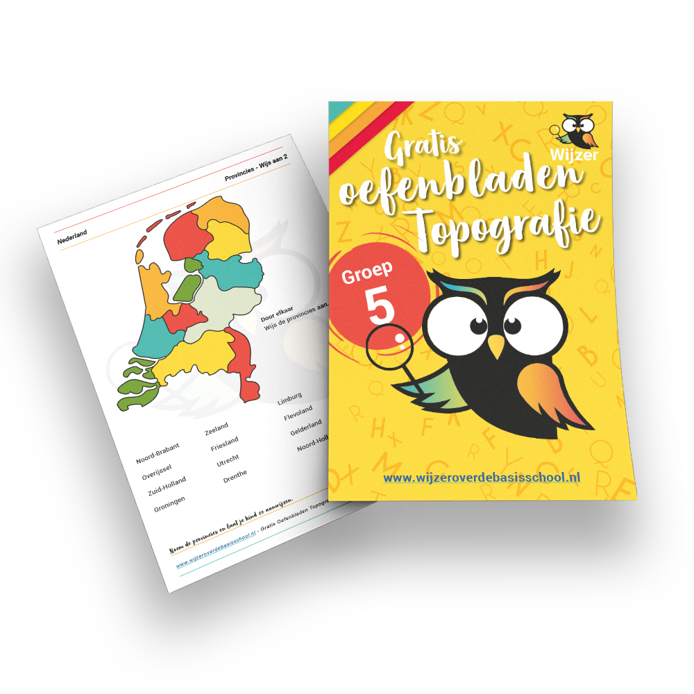 Topografie oefenbladen