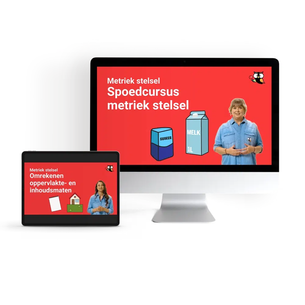 Videobijles Metriek stelsel oefenen