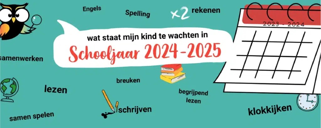 leerstof schooljaar 2024 2025