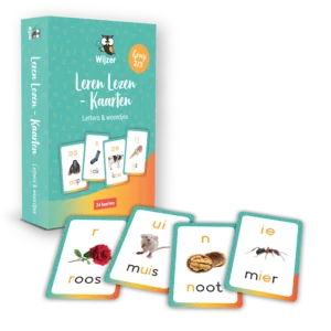Leren Lezen Kaarten Spelend Leren