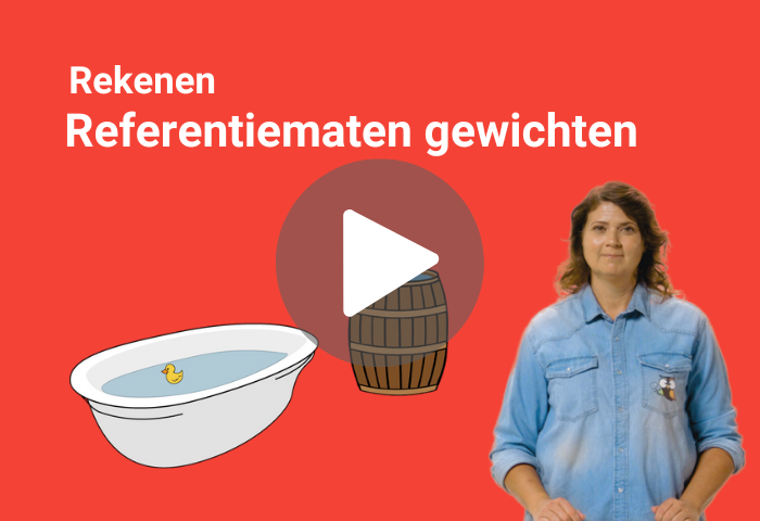 referentiematen gewicht voorbeelden
