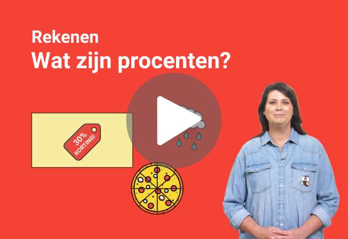 procenten uitrekenen