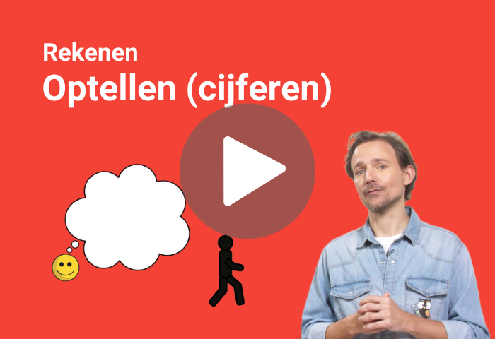 cijferend optellen uitleg